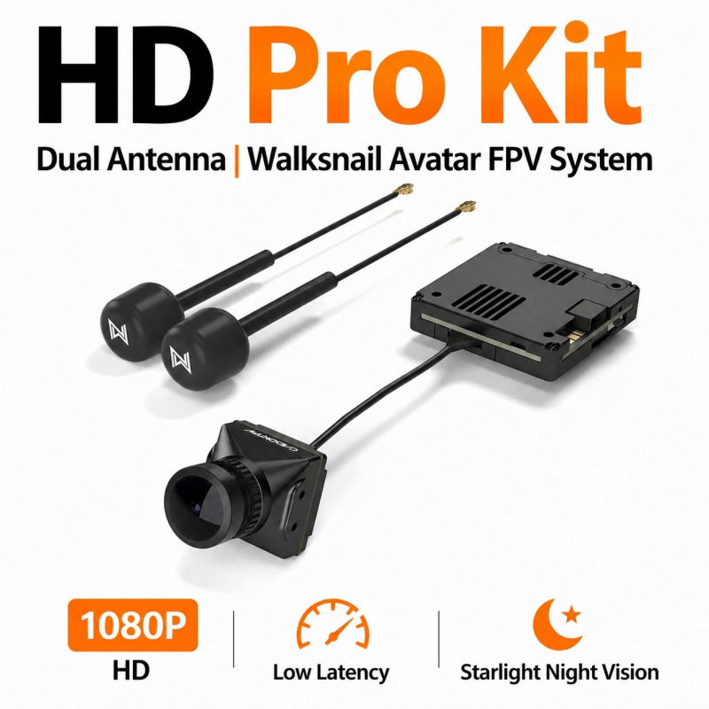 Walksnail Avatar Hd Pro Kit - Walksnail Avatar HD Pro Kit Dual-Antennen