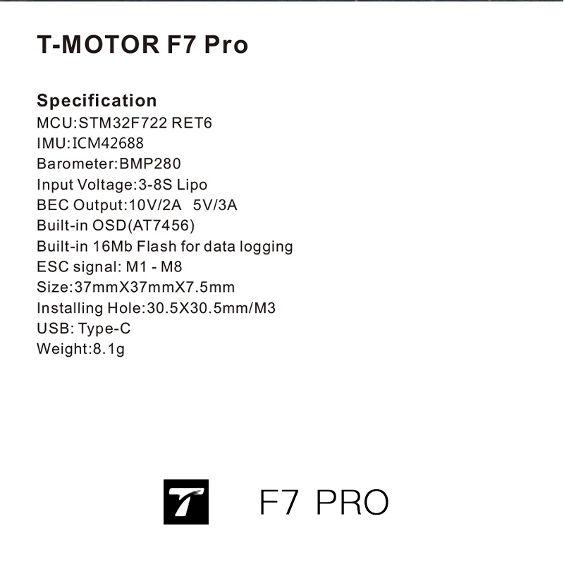 F7 PRO T-Motor Flugcontroller  – T-Motor F7 Pro Flight Controller Bewertung und Preis